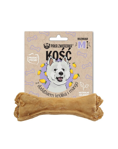 PAKA ZWIERZAKA Osso con coniglio e mango M-12 cm