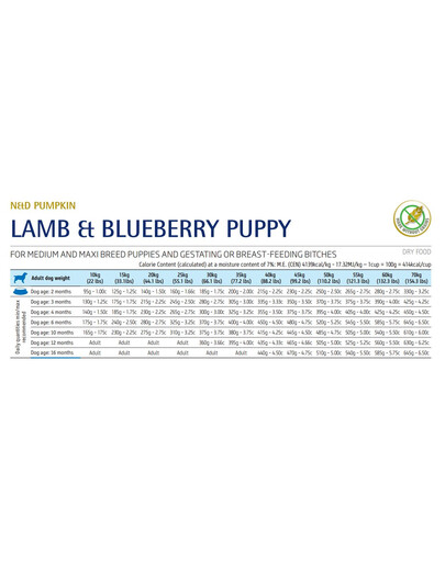FARMINA N&D Pumpkin Puppy Medium & Maxi Lamb & Blueberry 12 kg