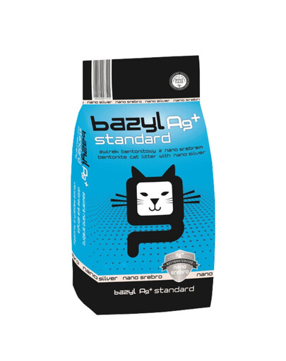 BAZYL Ag+ Standard 10 l lettiera per gatti in bentonite con nanosilver