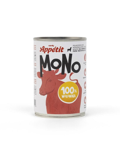 COMFY APPETIT MONO Alimento monoproteico con manzo 400g