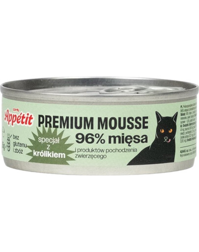 COMFY APPETIT PREMIUM Mousse con coniglio per gatti 85g
