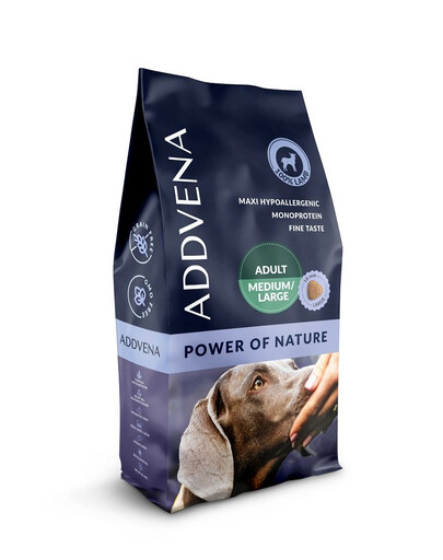 ADDVENA Power of Nature Adult medium&large 10 kg agnello per cani di taglia media e grande