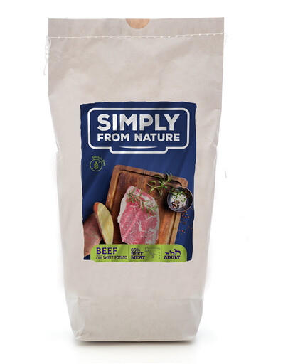 SIMPLY FROM NATURE Oven Baked Dog Food with beef 1,2kg