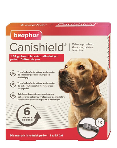 BEAPHAR Canishield L 65 cm BEAPHAR Collare per cani con deltametrina