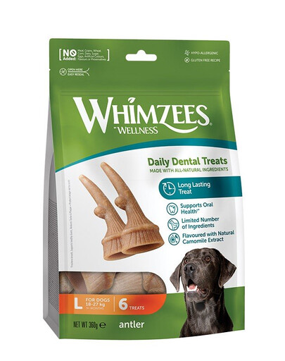WHIMZEES Wege Corno dentale da masticare L 6 pz.