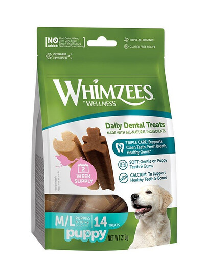 WHIMZEES Snack dentali Puppy M/L per cuccioli 14 pz.