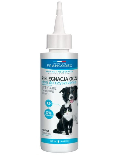 FRANCODEX Lavaggio oculare per cani e gatti 125 ml