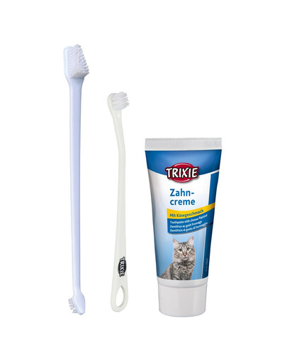TRIXIE Set per l'igiene dentale per gatti