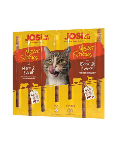 JOSERA JosiCat Meat Sticks bastoncini di manzo e agnello per gatti 35g