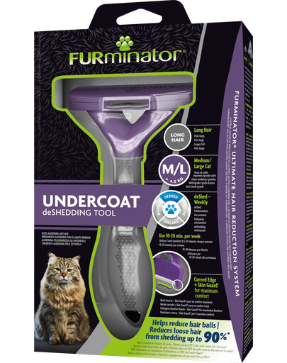 FURMINATOR Undercoat deShedding per gatti a pelo lungo M/L Large