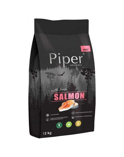 PIPER Cibo secco per cani con salmone 12 kg