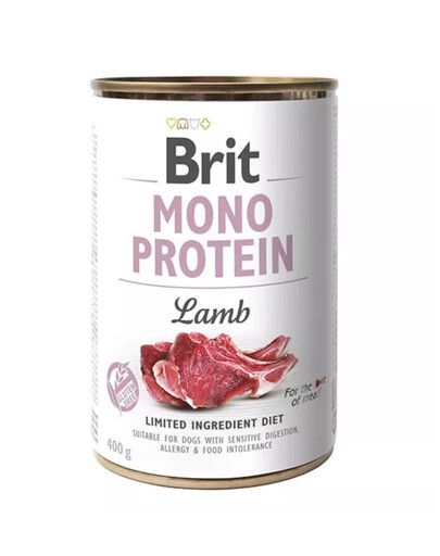 BRIT Mono Protein Lamb 400g alimento monoproteico agnello