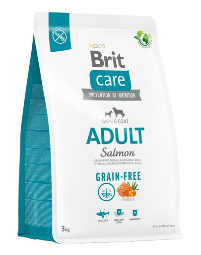 BRIT Care Grain-free Adult con salmone 3kg