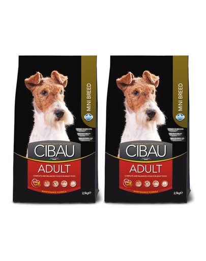 FARMINA Cibau Adult Mini per cani adulti di piccola taglia 2 x 2,5kg
