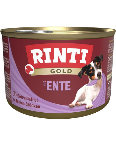 RINTI Gold Duck hearts Mini Cuori d'anatra per cani di piccola taglia 185g