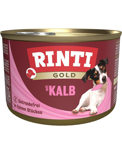 RINTI Gold Veal Mini Agnello per cani di piccola taglia 185 g