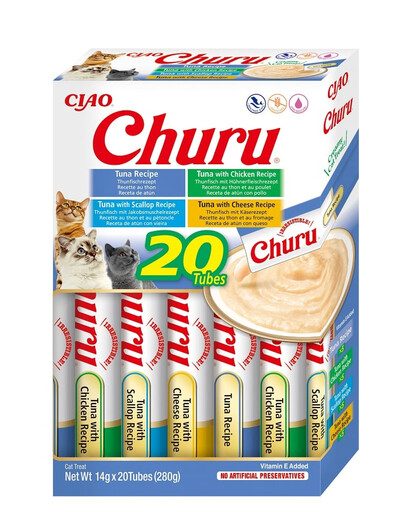 INABA Churu Variety Tuna tonno per gatti multibox 20x14 g (280 g)