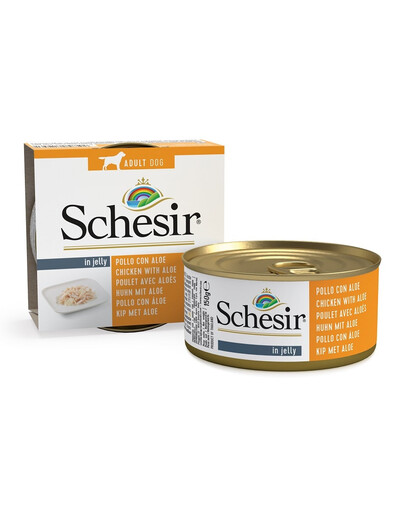 SCHESIR Filetti di pollo con aloe vera in gelatina 150g