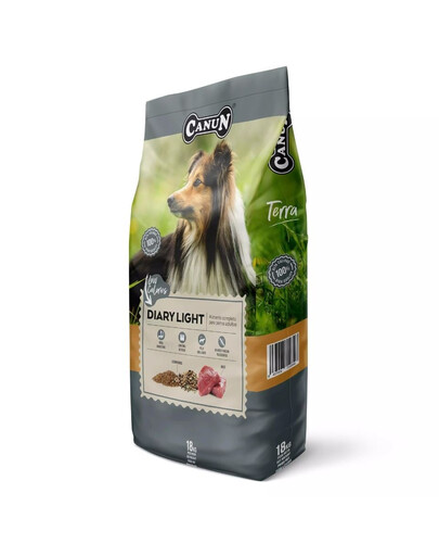 CANUN Terra Diary Light 18 kg cibo per cani senior