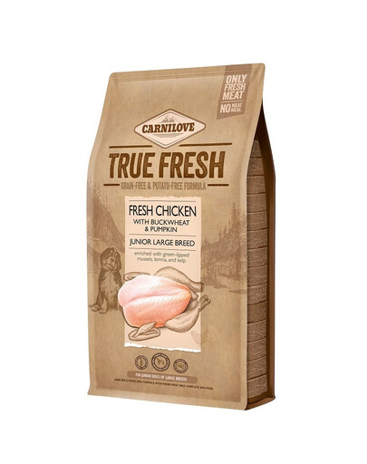 CARNILOVE True Fresh Chicken Junior Large breed per cuccioli di taglia grande 4 kg