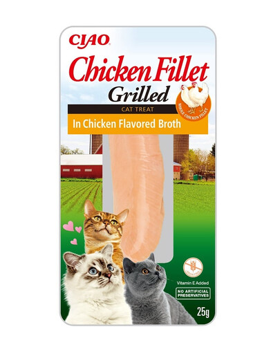 INABA CIAO Chicken fillet grilled Filetto di pollo in brodo di pollo 25 g