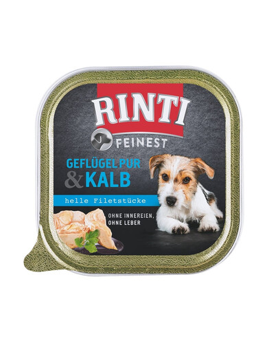RINTI Feinest Poultry Pure&Veal vaschetta pollame e vitello 150g