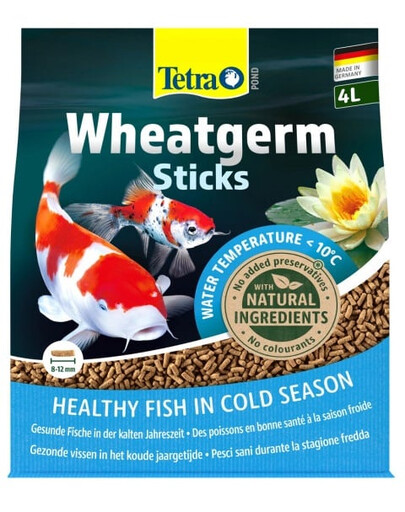 TETRA Pond Wheatgerm Sticks 4l Mangime completo per tutti i pesci da laghetto