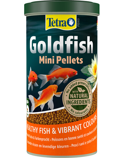 TETRA Pond Goldfish Mini Pellets 1l Mangime completo per pesci rossi da laghetto