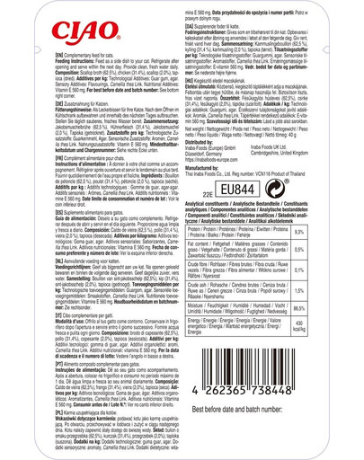 INABA CIAO Stufato di pollo e capesante 40g