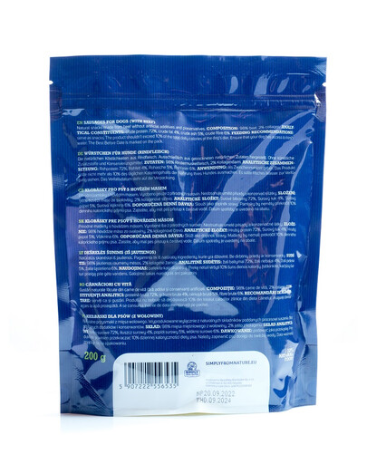 SIMPLY FROM NATURE Salsicce naturali con manzo 200 g