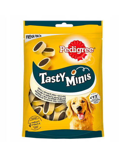 PEDIGREE Tasty Bites Cheesy con formaggio e sapore di manzo 6x140g