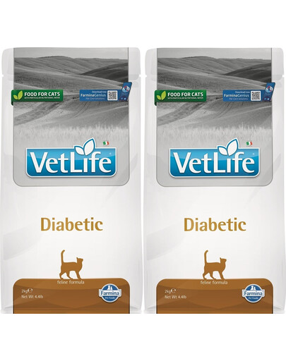 FARMINA Vet Life Cat Diabetic 2 x 2kg