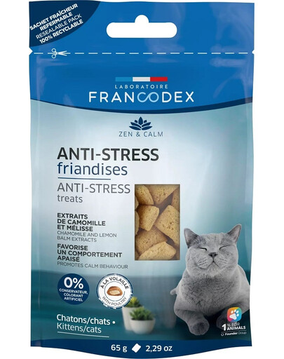 FRANCODEX Snack antistress per gatti 65g