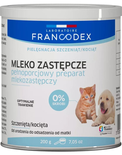 FRANCODEX Latte in polvere per cuccioli e gattini 200g