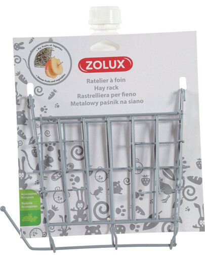 ZOLUX Mangiatoia grigia per fieno
