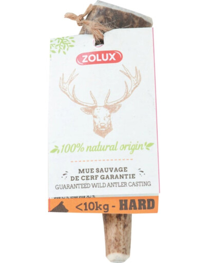 ZOLUX Corno di cervo intero Hard XS snack naturale per cani