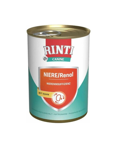 RINTI Canine Kidney-diet/Renal chicken 400 g pollo