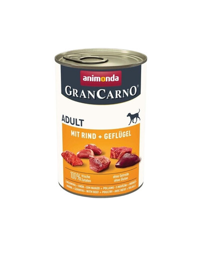ANIMONDA GranCarno Adult with Beef&Poultry 400 g con manzo e pollame per cani adulti