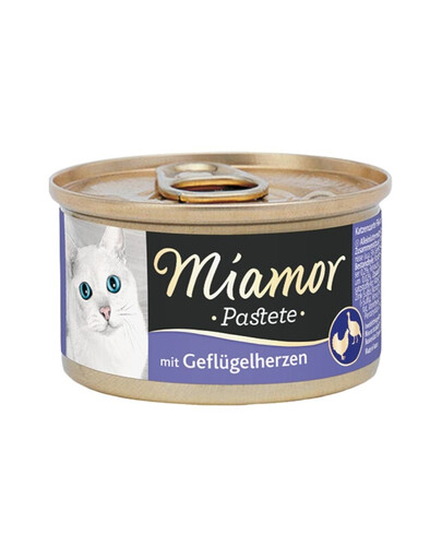 MIAMOR Pastete Poultry hearts 85g paté con cuori di pollame