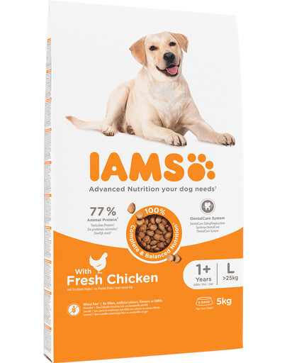 IAMS for Vitality Light in Fat alimento per cani adulti con pollo fresco 5 kg