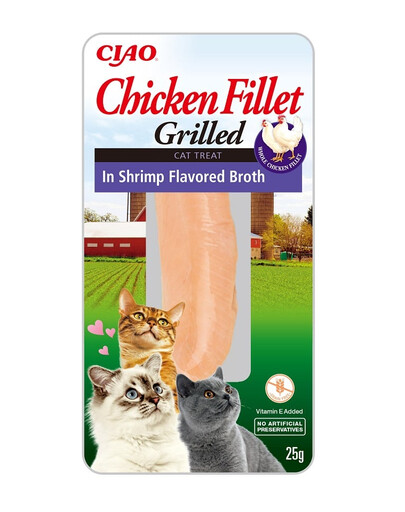 INABA CIAO Chicken fillet grilled Filetto di pollo in brodo di gamberetti 25 g