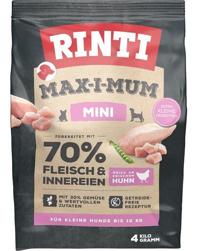 RINTI MAX-I-MUM Mini Adult Pollo 4kg