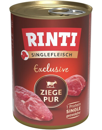 RINTI Singlefleisch Exclusive Goat Pure alimento monoproteico capra 400g