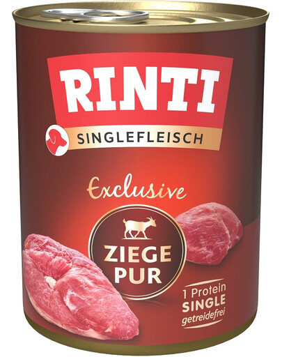 RINTI Singlefleisch Exclusive Goat Pure alimento monoproteico capra 800g