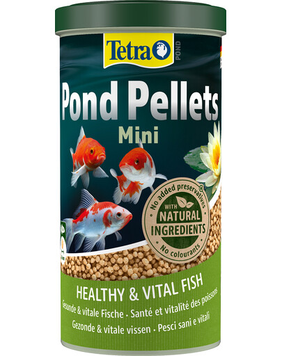 TETRA Pond Pellets Mini 1l Mangime completo per pesci da laghetto di taglia piccola