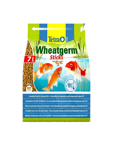 TETRA Pond Wheatgerm Sticks 7l Mangime completo per tutti i pesci da laghetto