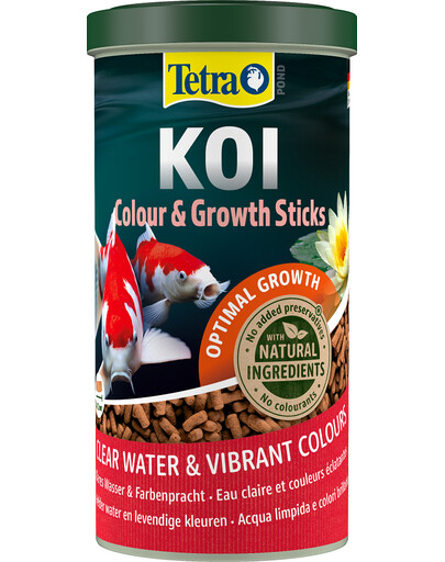 TETRA Pond KOI Colour&Growth Sticks 1l Mangime completo per carpe koi