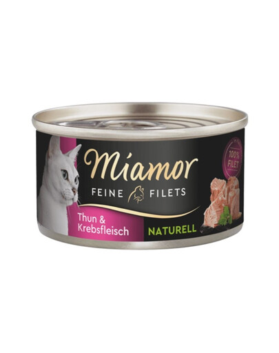 MIAMOR Feine Filets Naturell Tuna&Crab 80g tonno e granchio in salsa propria