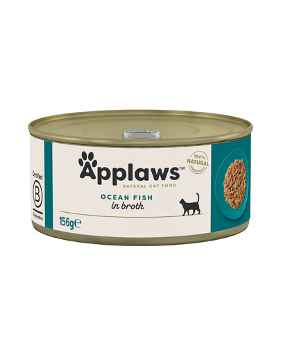 APPLAWS Cibo umido per gatti Pesce oceanico 156g