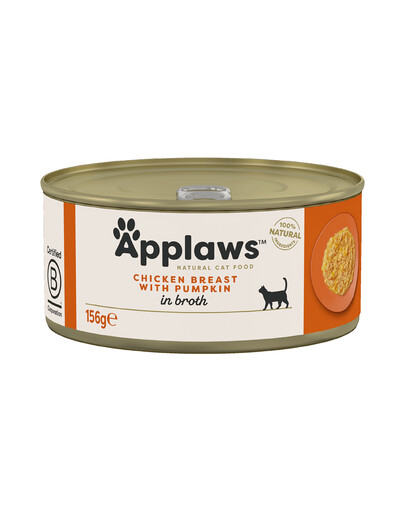 APPLAWS Cibo umido per gatti Pollo e zucca 156g
